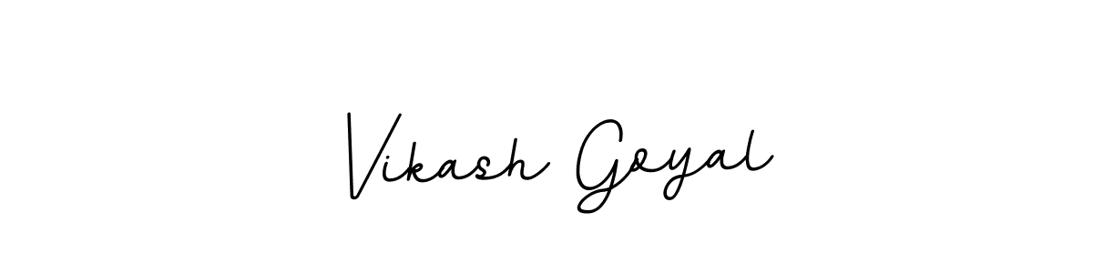 Design your own signature with our free online signature maker. With this signature software, you can create a handwritten (BallpointsItalic-DORy9) signature for name Vikash Goyal. Vikash Goyal signature style 11 images and pictures png