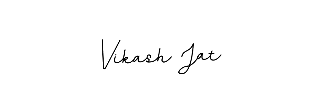 Design your own signature with our free online signature maker. With this signature software, you can create a handwritten (BallpointsItalic-DORy9) signature for name Vikash Jat. Vikash Jat signature style 11 images and pictures png