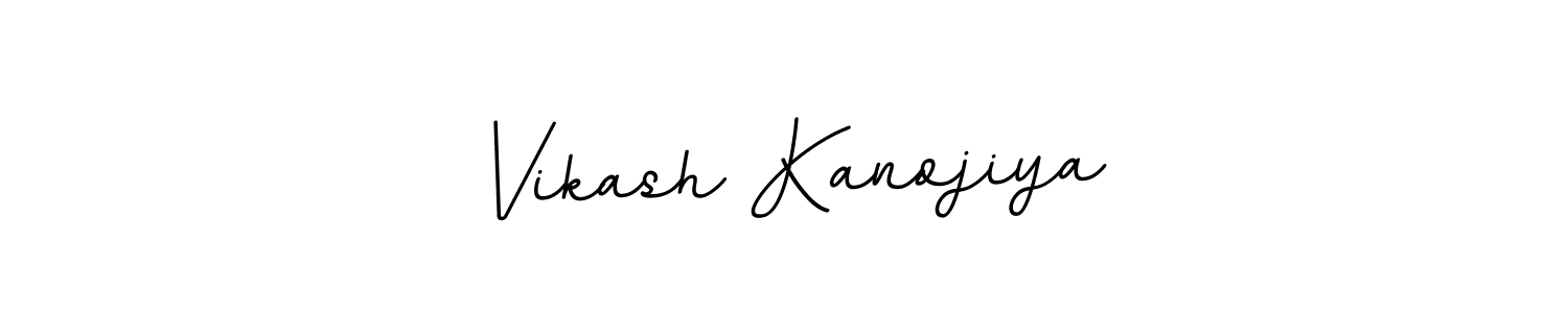 How to make Vikash Kanojiya name signature. Use BallpointsItalic-DORy9 style for creating short signs online. This is the latest handwritten sign. Vikash Kanojiya signature style 11 images and pictures png