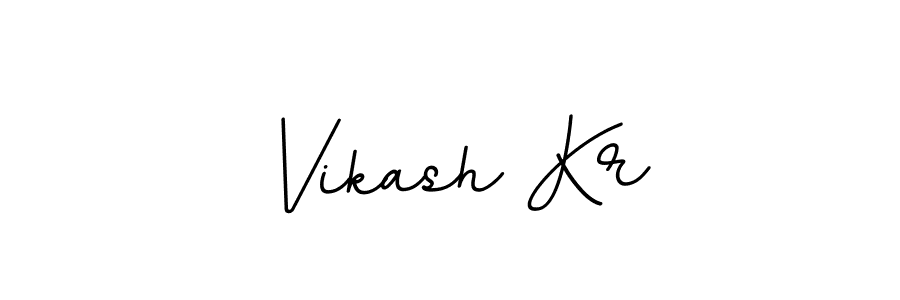 You should practise on your own different ways (BallpointsItalic-DORy9) to write your name (Vikash Kr) in signature. don't let someone else do it for you. Vikash Kr signature style 11 images and pictures png