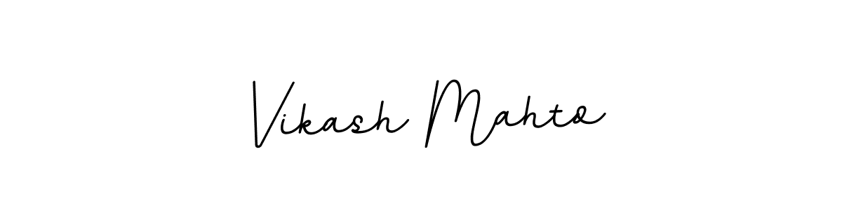 How to make Vikash Mahto name signature. Use BallpointsItalic-DORy9 style for creating short signs online. This is the latest handwritten sign. Vikash Mahto signature style 11 images and pictures png