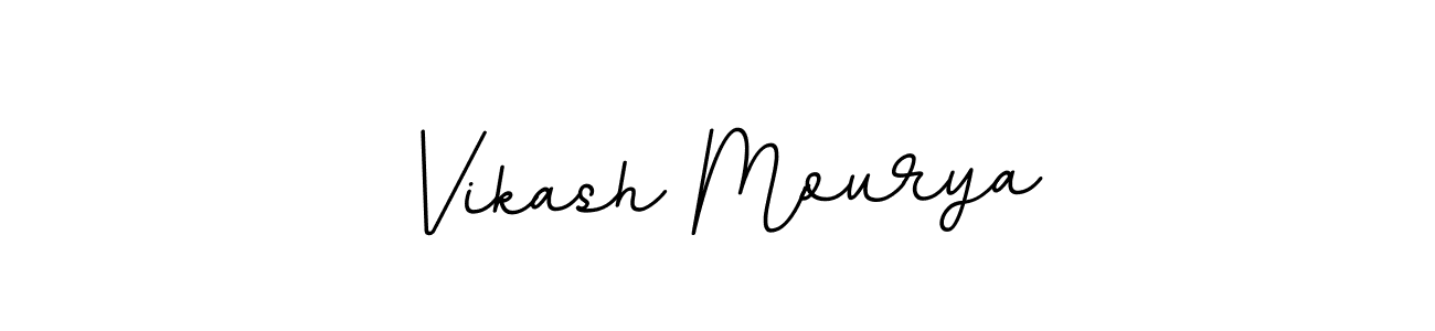 Create a beautiful signature design for name Vikash Mourya. With this signature (BallpointsItalic-DORy9) fonts, you can make a handwritten signature for free. Vikash Mourya signature style 11 images and pictures png