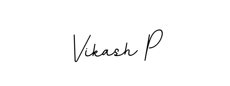 Make a beautiful signature design for name Vikash P. Use this online signature maker to create a handwritten signature for free. Vikash P signature style 11 images and pictures png