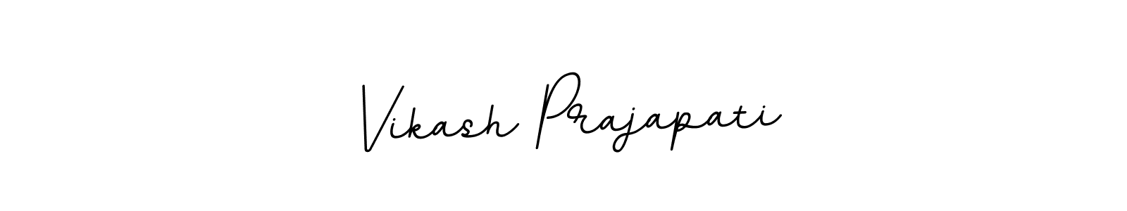 Use a signature maker to create a handwritten signature online. With this signature software, you can design (BallpointsItalic-DORy9) your own signature for name Vikash Prajapati. Vikash Prajapati signature style 11 images and pictures png