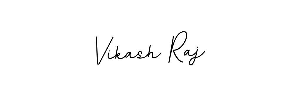 Create a beautiful signature design for name Vikash Raj. With this signature (BallpointsItalic-DORy9) fonts, you can make a handwritten signature for free. Vikash Raj signature style 11 images and pictures png