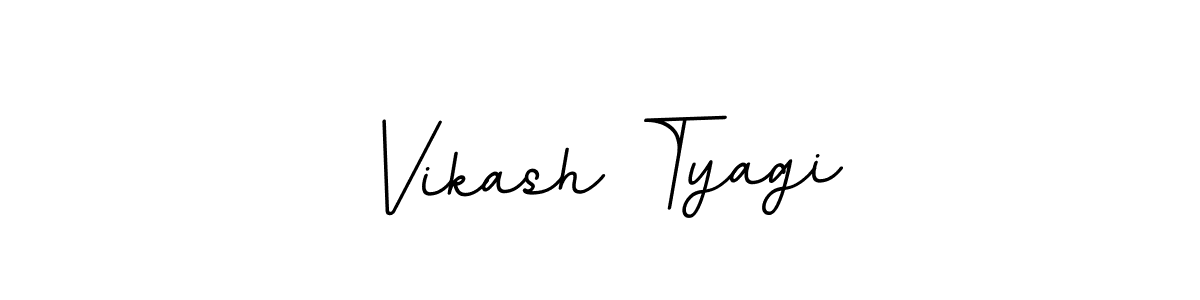 Use a signature maker to create a handwritten signature online. With this signature software, you can design (BallpointsItalic-DORy9) your own signature for name Vikash Tyagi. Vikash Tyagi signature style 11 images and pictures png