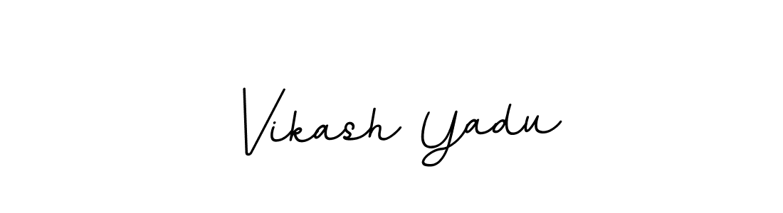 Design your own signature with our free online signature maker. With this signature software, you can create a handwritten (BallpointsItalic-DORy9) signature for name Vikash Yadu. Vikash Yadu signature style 11 images and pictures png