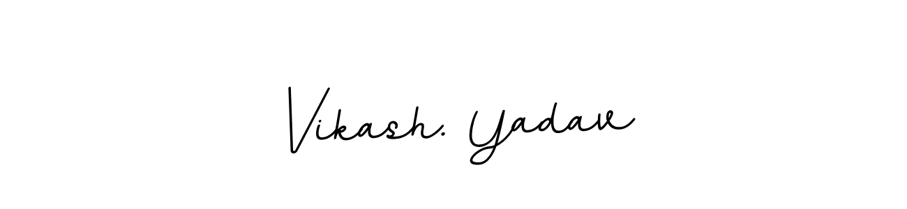 Create a beautiful signature design for name Vikash. Yadav. With this signature (BallpointsItalic-DORy9) fonts, you can make a handwritten signature for free. Vikash. Yadav signature style 11 images and pictures png