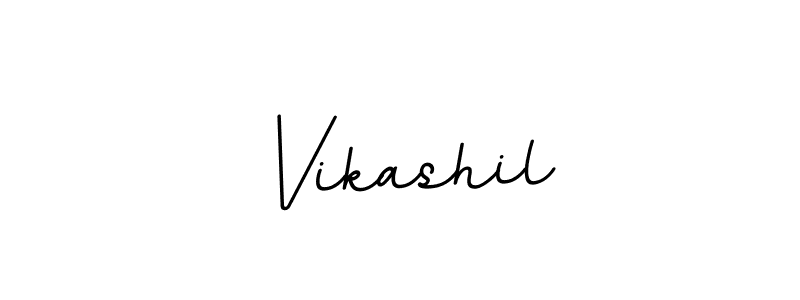 if you are searching for the best signature style for your name Vikashil. so please give up your signature search. here we have designed multiple signature styles  using BallpointsItalic-DORy9. Vikashil signature style 11 images and pictures png