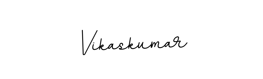 Vikaskumar stylish signature style. Best Handwritten Sign (BallpointsItalic-DORy9) for my name. Handwritten Signature Collection Ideas for my name Vikaskumar. Vikaskumar signature style 11 images and pictures png