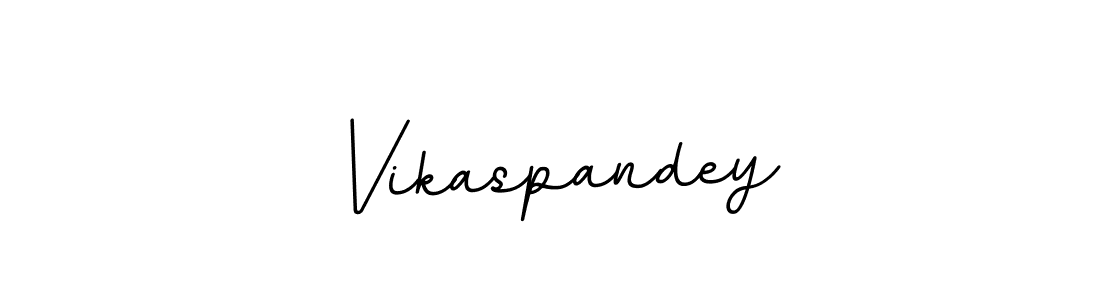 Create a beautiful signature design for name Vikaspandey. With this signature (BallpointsItalic-DORy9) fonts, you can make a handwritten signature for free. Vikaspandey signature style 11 images and pictures png
