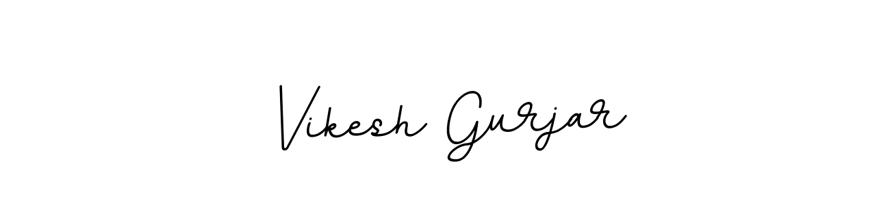 How to make Vikesh Gurjar signature? BallpointsItalic-DORy9 is a professional autograph style. Create handwritten signature for Vikesh Gurjar name. Vikesh Gurjar signature style 11 images and pictures png