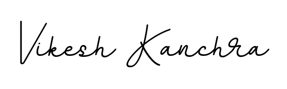 Try this chic Vikesh Kanchra handwritten sign style. Using BallpointsItalic-DORy9 font elements, it gives your name a sleek, memorable identity. Vikesh Kanchra signature style 11 images and pictures png