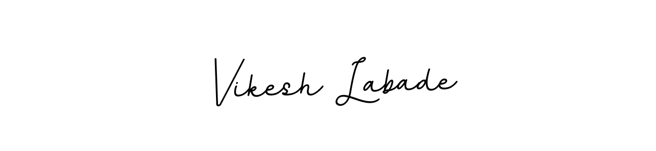 The best way (BallpointsItalic-DORy9) to make a short signature is to pick only two or three words in your name. The name Vikesh Labade include a total of six letters. For converting this name. Vikesh Labade signature style 11 images and pictures png