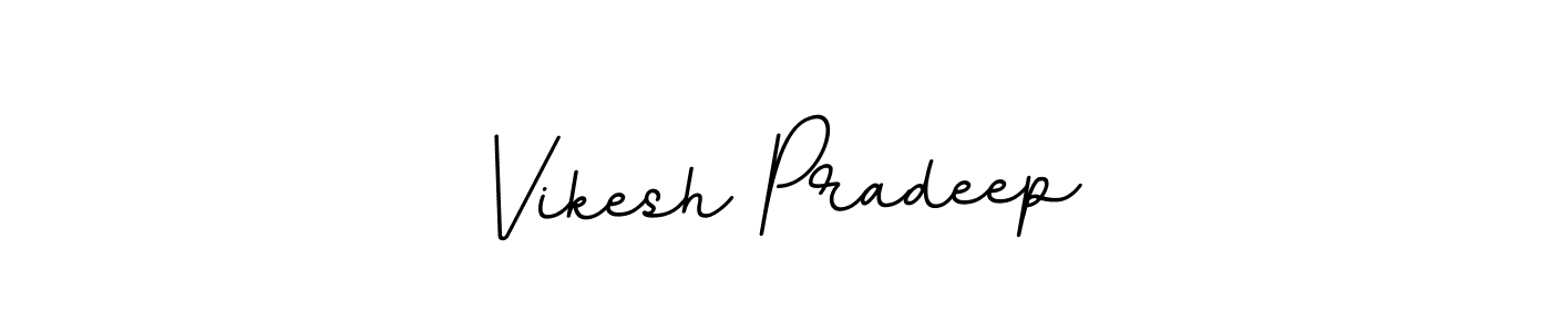 BallpointsItalic-DORy9 is a professional signature style that is perfect for those who want to add a touch of class to their signature. It is also a great choice for those who want to make their signature more unique. Get Vikesh Pradeep name to fancy signature for free. Vikesh Pradeep signature style 11 images and pictures png