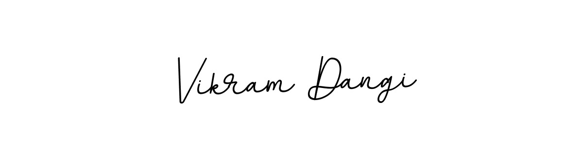 Design your own signature with our free online signature maker. With this signature software, you can create a handwritten (BallpointsItalic-DORy9) signature for name Vikram Dangi. Vikram Dangi signature style 11 images and pictures png