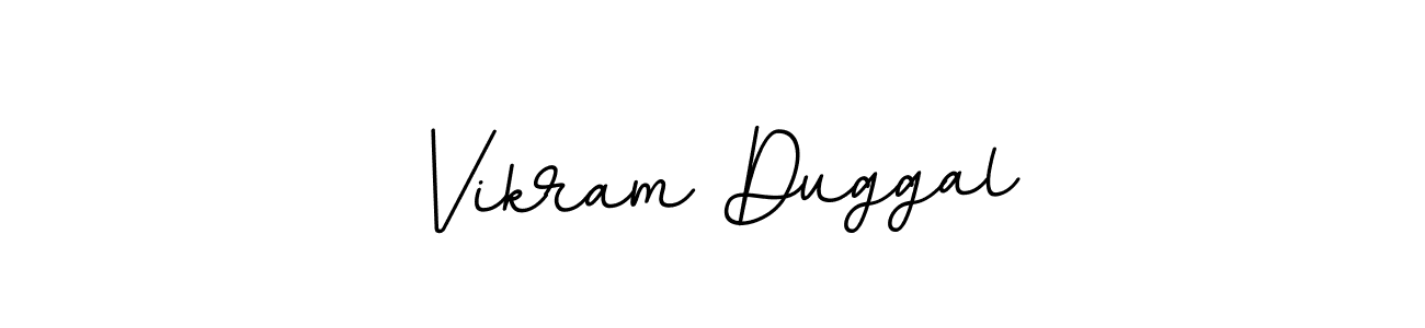 Create a beautiful signature design for name Vikram Duggal. With this signature (BallpointsItalic-DORy9) fonts, you can make a handwritten signature for free. Vikram Duggal signature style 11 images and pictures png