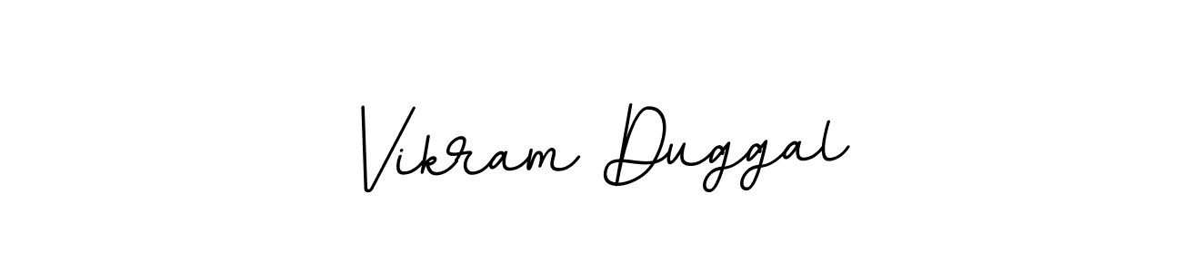 Create a beautiful signature design for name Vikram Duggal. With this signature (BallpointsItalic-DORy9) fonts, you can make a handwritten signature for free. Vikram Duggal signature style 11 images and pictures png