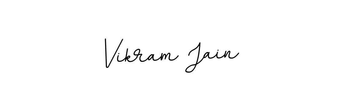 How to make Vikram Jain name signature. Use BallpointsItalic-DORy9 style for creating short signs online. This is the latest handwritten sign. Vikram Jain signature style 11 images and pictures png