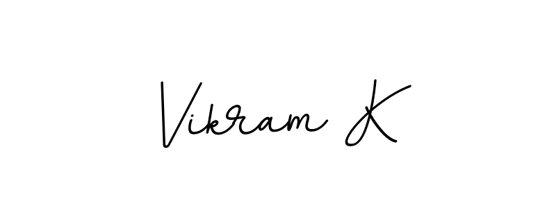 How to Draw Vikram K signature style? BallpointsItalic-DORy9 is a latest design signature styles for name Vikram K. Vikram K signature style 11 images and pictures png