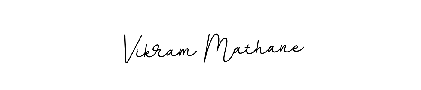 Design your own signature with our free online signature maker. With this signature software, you can create a handwritten (BallpointsItalic-DORy9) signature for name Vikram Mathane. Vikram Mathane signature style 11 images and pictures png