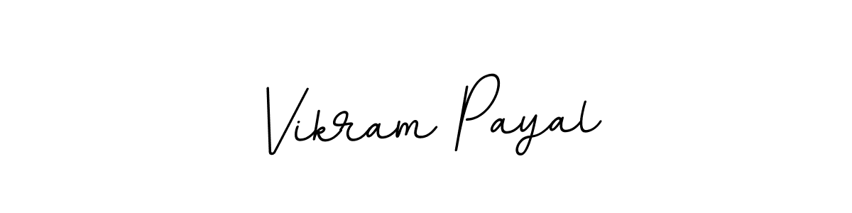 Use a signature maker to create a handwritten signature online. With this signature software, you can design (BallpointsItalic-DORy9) your own signature for name Vikram Payal. Vikram Payal signature style 11 images and pictures png