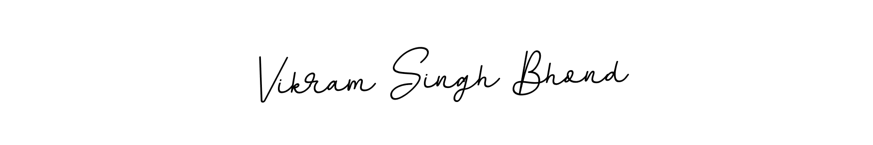 Design your own signature with our free online signature maker. With this signature software, you can create a handwritten (BallpointsItalic-DORy9) signature for name Vikram Singh Bhond. Vikram Singh Bhond signature style 11 images and pictures png