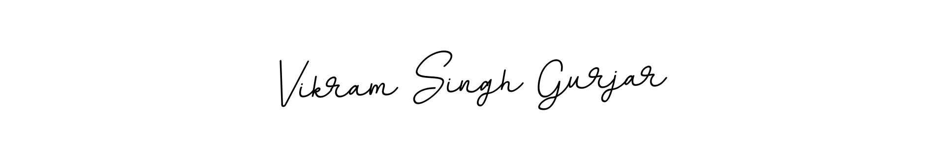 The best way (BallpointsItalic-DORy9) to make a short signature is to pick only two or three words in your name. The name Vikram Singh Gurjar include a total of six letters. For converting this name. Vikram Singh Gurjar signature style 11 images and pictures png