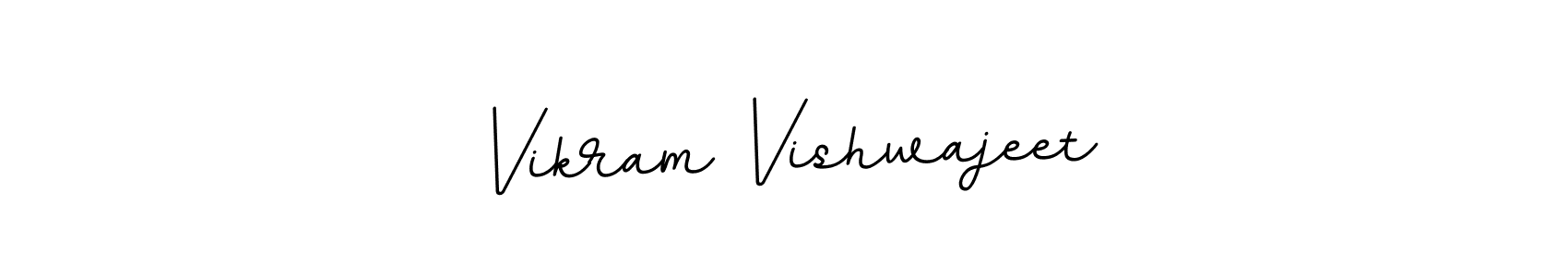 The best way (BallpointsItalic-DORy9) to make a short signature is to pick only two or three words in your name. The name Vikram Vishwajeet include a total of six letters. For converting this name. Vikram Vishwajeet signature style 11 images and pictures png