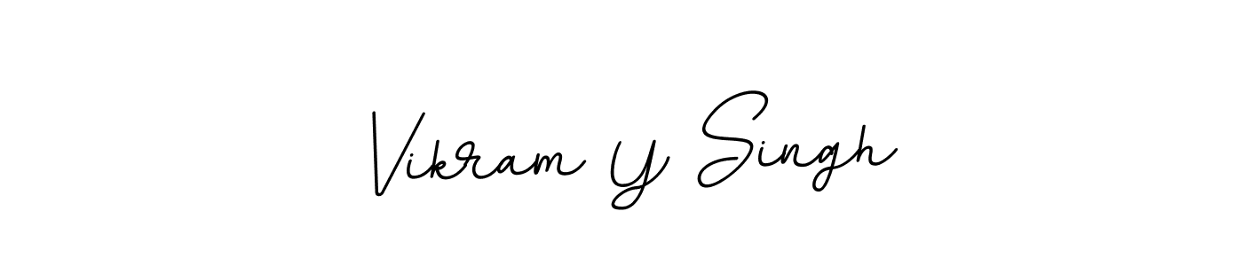 Design your own signature with our free online signature maker. With this signature software, you can create a handwritten (BallpointsItalic-DORy9) signature for name Vikram Y Singh. Vikram Y Singh signature style 11 images and pictures png