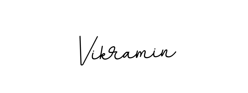 You should practise on your own different ways (BallpointsItalic-DORy9) to write your name (Vikramin) in signature. don't let someone else do it for you. Vikramin signature style 11 images and pictures png