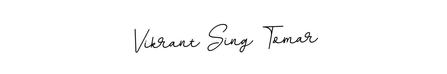 Make a beautiful signature design for name Vikrant Sing Tomar. With this signature (BallpointsItalic-DORy9) style, you can create a handwritten signature for free. Vikrant Sing Tomar signature style 11 images and pictures png