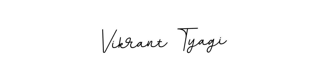 The best way (BallpointsItalic-DORy9) to make a short signature is to pick only two or three words in your name. The name Vikrant Tyagi include a total of six letters. For converting this name. Vikrant Tyagi signature style 11 images and pictures png