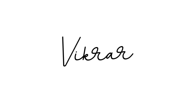 You should practise on your own different ways (BallpointsItalic-DORy9) to write your name (Vikrar) in signature. don't let someone else do it for you. Vikrar signature style 11 images and pictures png