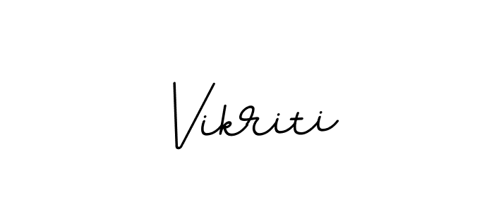 How to make Vikriti name signature. Use BallpointsItalic-DORy9 style for creating short signs online. This is the latest handwritten sign. Vikriti signature style 11 images and pictures png