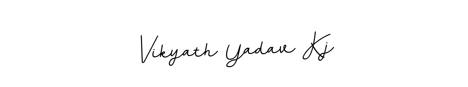 Also we have Vikyath Yadav Kj name is the best signature style. Create professional handwritten signature collection using BallpointsItalic-DORy9 autograph style. Vikyath Yadav Kj signature style 11 images and pictures png