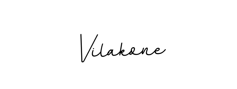 Make a beautiful signature design for name Vilakone. With this signature (BallpointsItalic-DORy9) style, you can create a handwritten signature for free. Vilakone signature style 11 images and pictures png