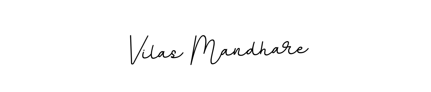 How to make Vilas Mandhare name signature. Use BallpointsItalic-DORy9 style for creating short signs online. This is the latest handwritten sign. Vilas Mandhare signature style 11 images and pictures png
