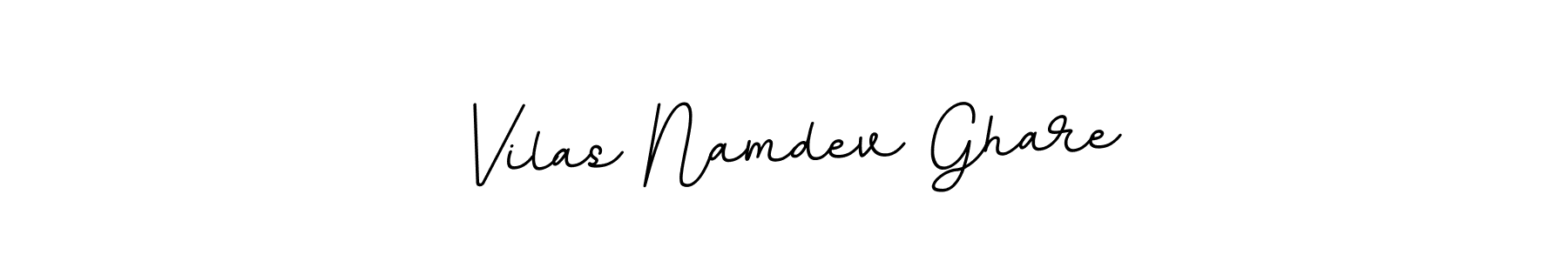 Use a signature maker to create a handwritten signature online. With this signature software, you can design (BallpointsItalic-DORy9) your own signature for name Vilas Namdev Ghare. Vilas Namdev Ghare signature style 11 images and pictures png