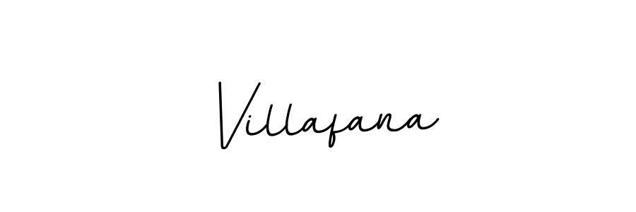 Make a beautiful signature design for name Villafana. With this signature (BallpointsItalic-DORy9) style, you can create a handwritten signature for free. Villafana signature style 11 images and pictures png