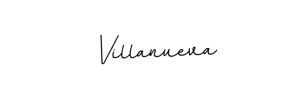 Villanueva stylish signature style. Best Handwritten Sign (BallpointsItalic-DORy9) for my name. Handwritten Signature Collection Ideas for my name Villanueva. Villanueva signature style 11 images and pictures png