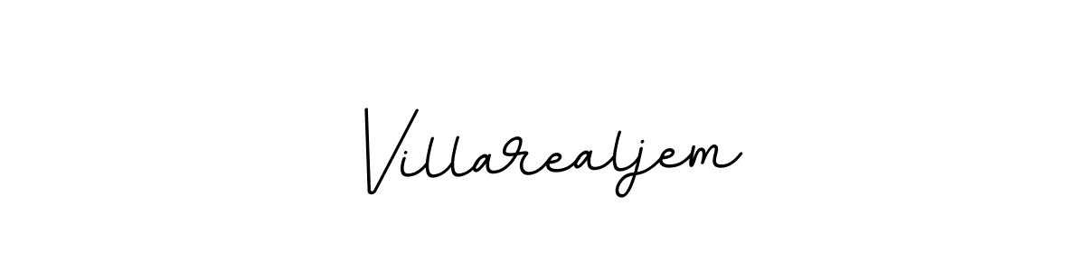 How to make Villarealjem name signature. Use BallpointsItalic-DORy9 style for creating short signs online. This is the latest handwritten sign. Villarealjem signature style 11 images and pictures png