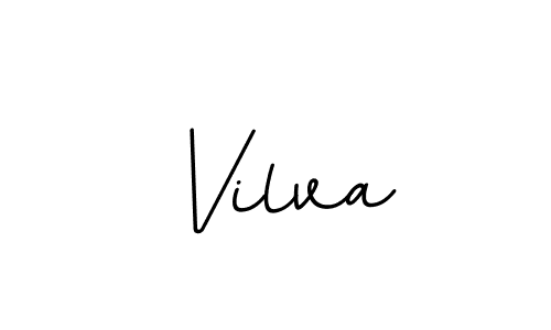 Create a beautiful signature design for name Vilva. With this signature (BallpointsItalic-DORy9) fonts, you can make a handwritten signature for free. Vilva signature style 11 images and pictures png