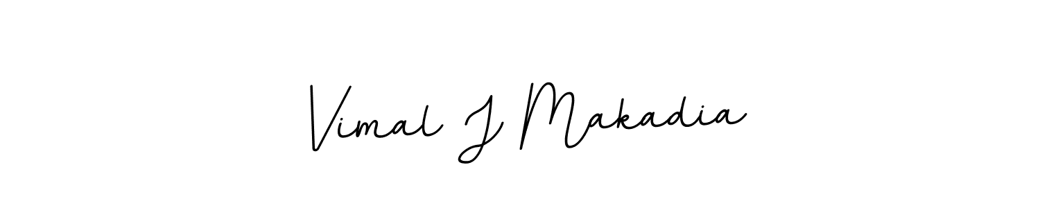 if you are searching for the best signature style for your name Vimal J Makadia. so please give up your signature search. here we have designed multiple signature styles  using BallpointsItalic-DORy9. Vimal J Makadia signature style 11 images and pictures png