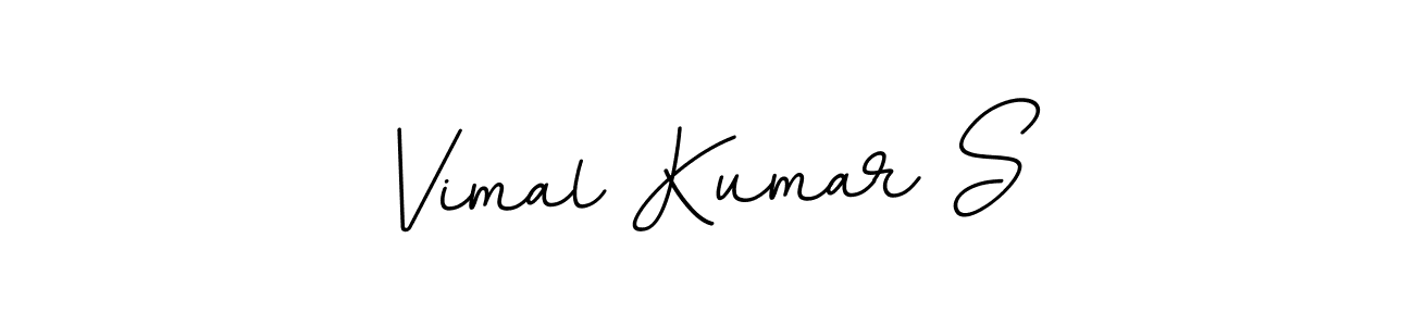 It looks lik you need a new signature style for name Vimal Kumar S. Design unique handwritten (BallpointsItalic-DORy9) signature with our free signature maker in just a few clicks. Vimal Kumar S signature style 11 images and pictures png