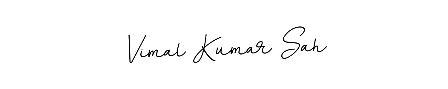 You should practise on your own different ways (BallpointsItalic-DORy9) to write your name (Vimal Kumar Sah) in signature. don't let someone else do it for you. Vimal Kumar Sah signature style 11 images and pictures png