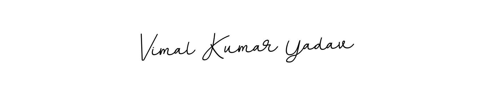 How to make Vimal Kumar Yadav name signature. Use BallpointsItalic-DORy9 style for creating short signs online. This is the latest handwritten sign. Vimal Kumar Yadav signature style 11 images and pictures png
