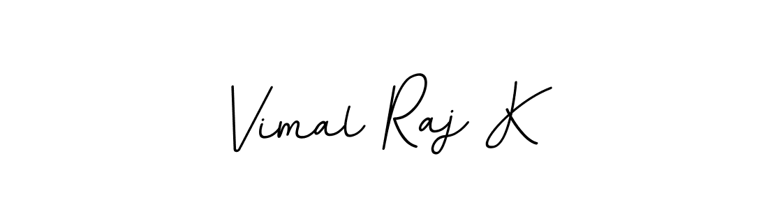 Make a beautiful signature design for name Vimal Raj K. With this signature (BallpointsItalic-DORy9) style, you can create a handwritten signature for free. Vimal Raj K signature style 11 images and pictures png