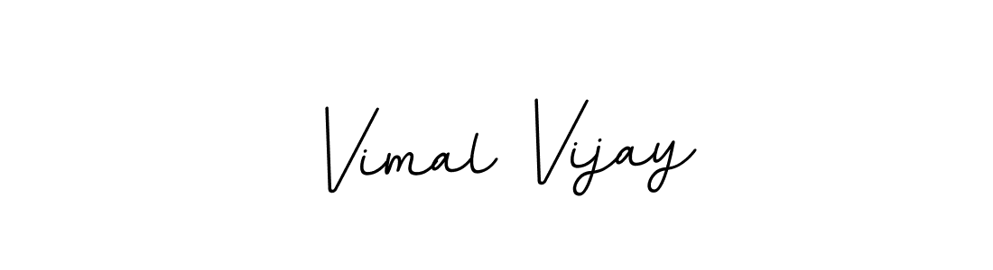 Make a beautiful signature design for name Vimal Vijay. With this signature (BallpointsItalic-DORy9) style, you can create a handwritten signature for free. Vimal Vijay signature style 11 images and pictures png
