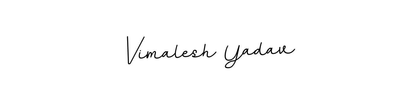 How to make Vimalesh Yadav name signature. Use BallpointsItalic-DORy9 style for creating short signs online. This is the latest handwritten sign. Vimalesh Yadav signature style 11 images and pictures png